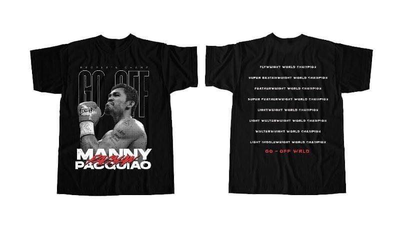 Manny Pacquiao Tee (Black)